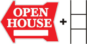 Open House signs | Real Estate Arrow Signage
