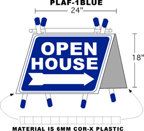 Plastic Open House A Frames | Realtor  PVC A Frames