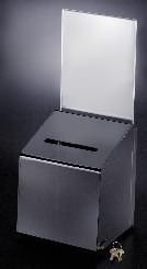 Acrylic Ballot box | Comment Boxes smoked
