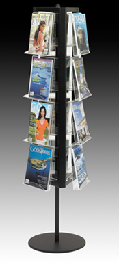 Rotating Floor Display Magazines